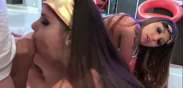 Best Friends Fuck At The Halloween Party